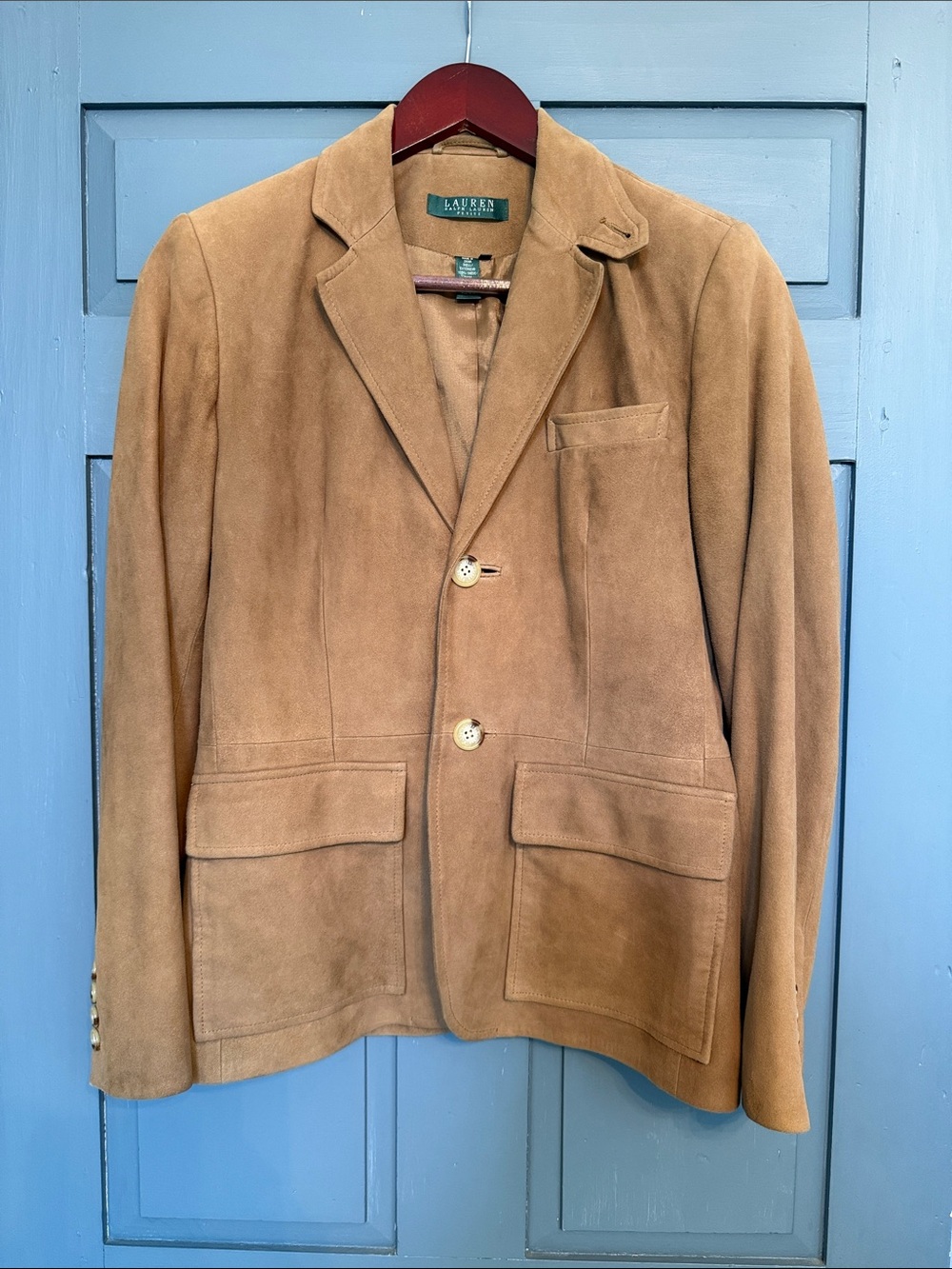!!SALE!! Lauren Ralph Lauren Camel Suede Sport Coat